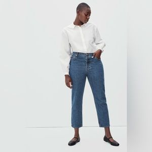Everlane The Curvy 90s Cheeky Jean in Medium Blue Wash Size 33